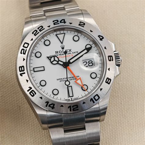 rolex explorer ii lug to lug|rolex explorer 2 chromalight.